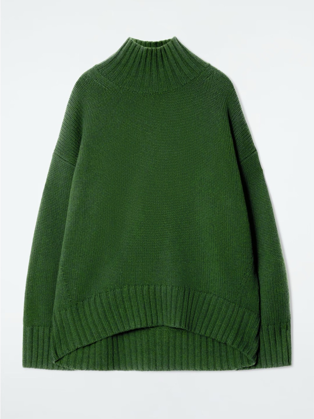 100% Cashmere Sweater CHUNKY CASHMERE TURTLENECK JUMPER